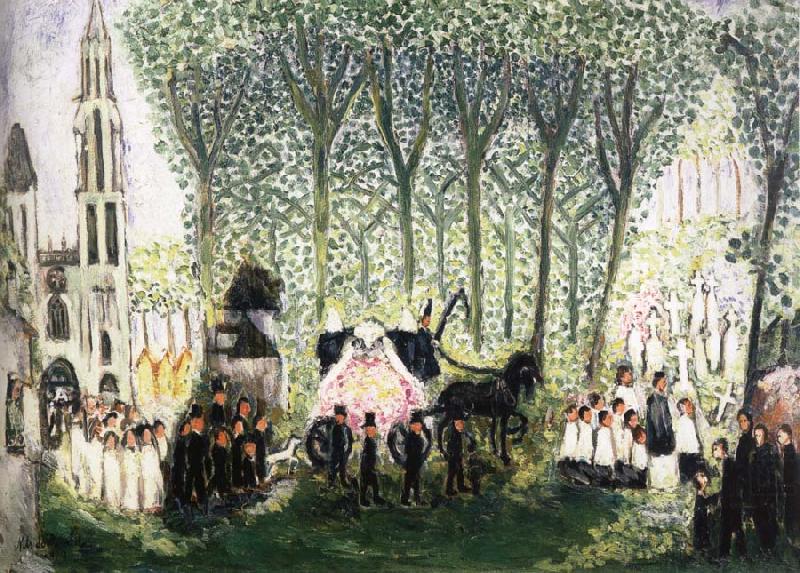 Funeral in Senlis, Nils von Dardel